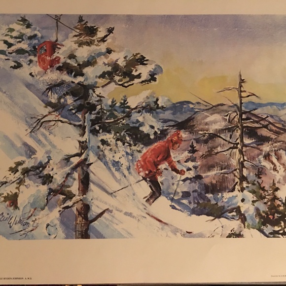 Print Cecile Johnson's watercolor painting "Killington, Vermont." - Picture 5 of 6